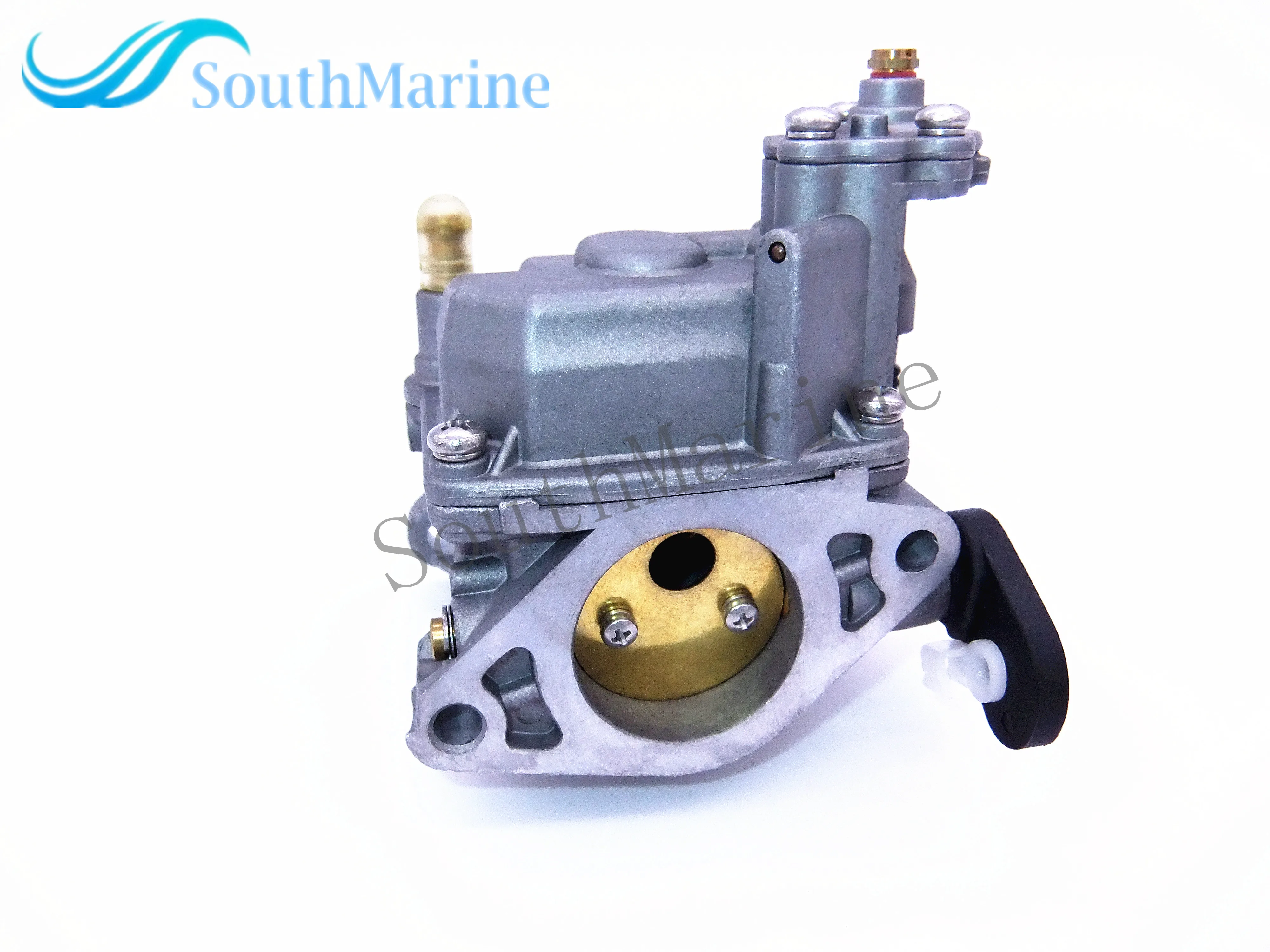 6D4-14301-00 Outboard Engine Carburetor Assy for Yamaha 9.9HP 15HP 4-stroke Boat Motor, Manual Start