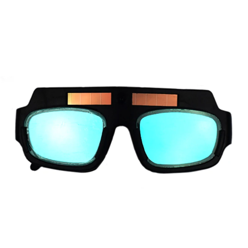 Round Welding Goggles Darken Lens Dual Cover Eyewear Cup Glasses Mask Welder