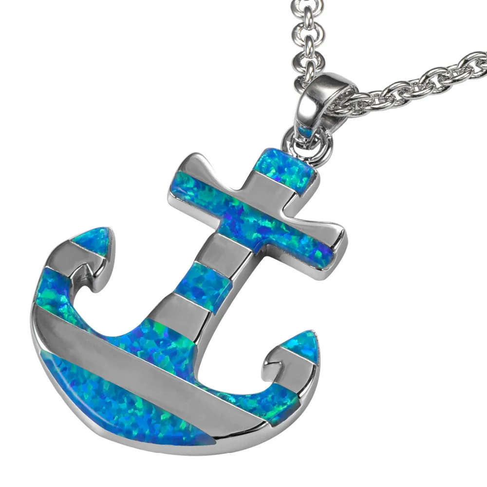 

Blue Fire Opal 925 Sterling Silver Pendant P227
