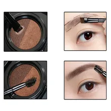 MYG air Подушка Тень для бровей карандаш для бровей с оттенком жидкая подводка для бровей Кисть