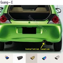 car stickers body cover muffler exterior back end pipe dedicate exhaust tip tail outlet ornament 1pcs For Honda Brio 2010