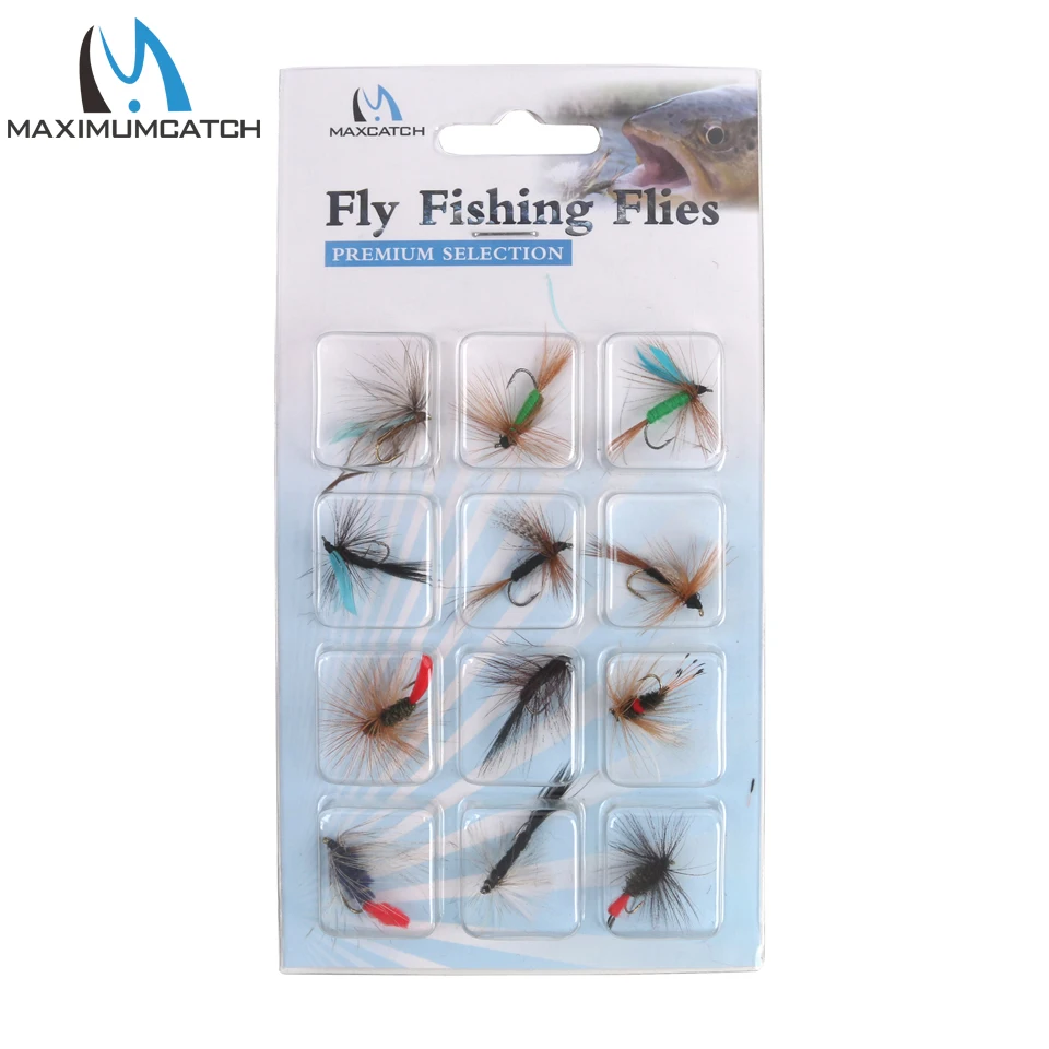 Buy Maximumcatch 12 Pieces Dry Flies Economic Fly