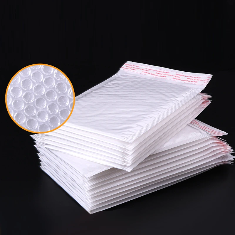 Office Stationery Paper(18* 23cm+ 3.5cm) 10 Pieces / White Envelope Paper Bubble Bag Foam Collision Postage Delivery Bag