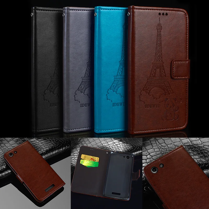 

Retro pattern For Highscreen Power Rage case Wallet Leather + silicone Flip Capa For Highscreen Power Rage Cover phones coque