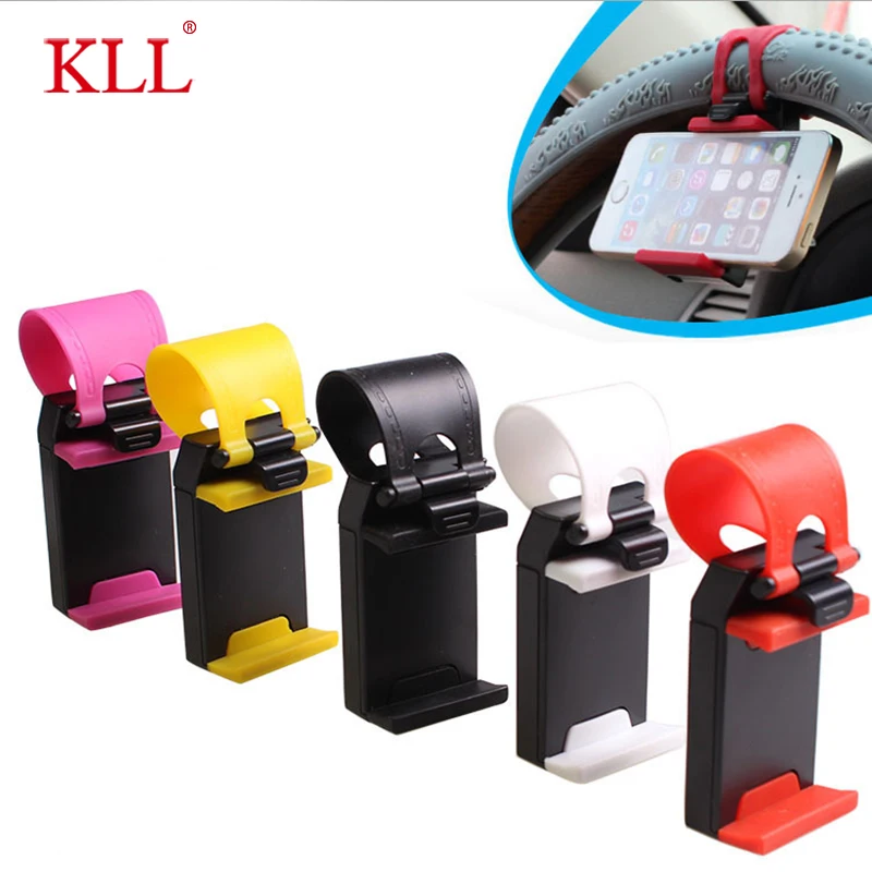 

Car steering wheel stand universal smartphone stent mobile phone holder for iphone Flexible bike clip mount bracket support