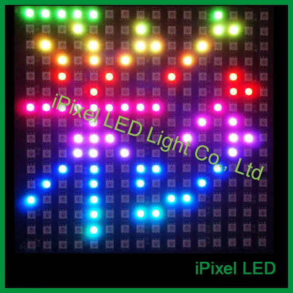 16x16 RGB APA102 Светодиодный точечный матричный, гибкий, светодиодный RGB панель света