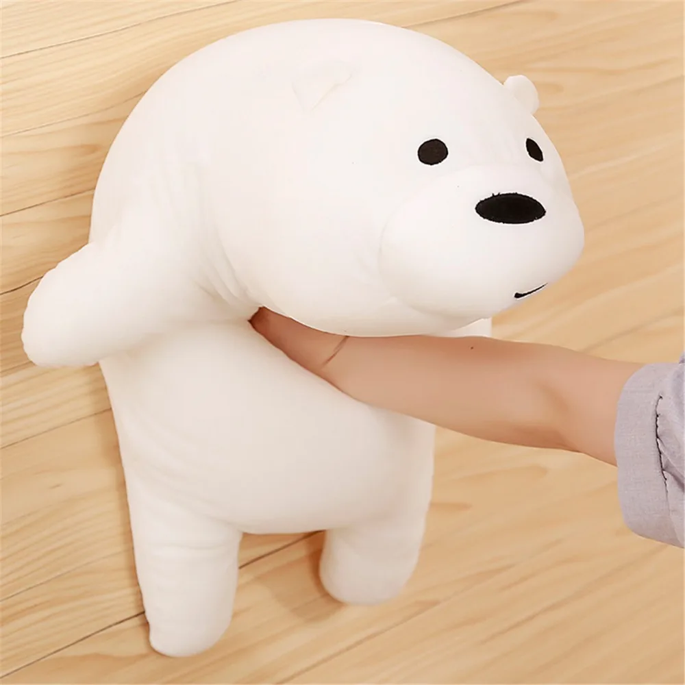 

50/70 cm Plush Toys We Bare Bears Stuffed Animal Grizzly Gray Polar Bear Panda Plush Toys For Children & Fans Gift Drop Ship