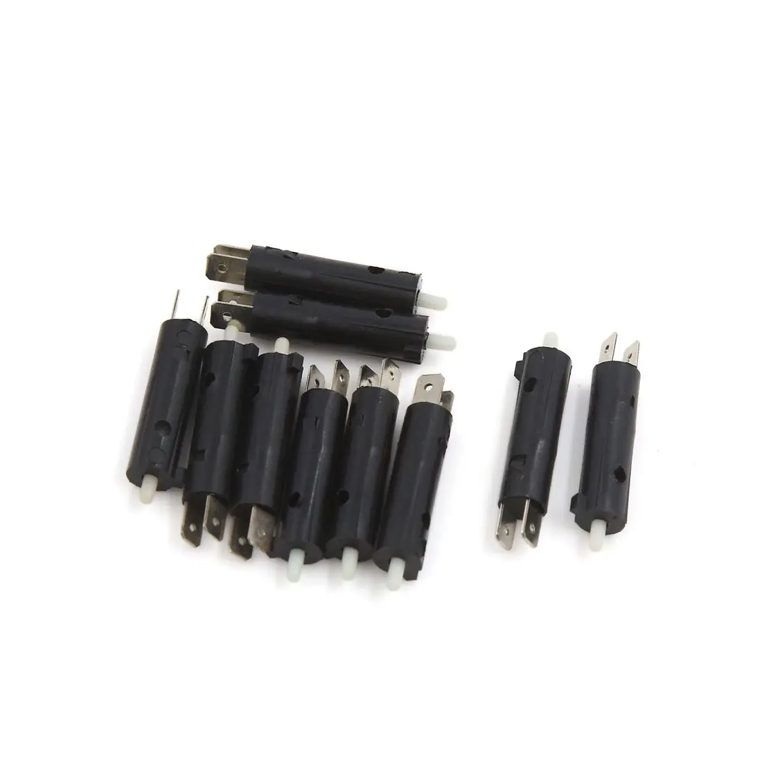 

uxcell 10Pcs 2 Pins ATV Motorcycle Scooter Brake Light Control Switch 40 x 8mm Black