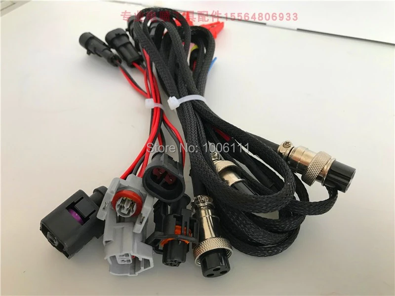 

diiesel common raiil piezo injector connect wire plug for high pressure common rail test bench for BOSCH DENSO DELPHI SIMENS