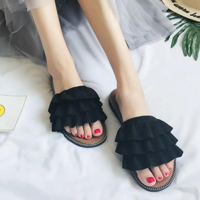 

Summer Casual Sandals Gladiator Fashion Women Slippers High Quality Flats Flip-flops Open Toe Beach Shoes Size 35-40 Footwear