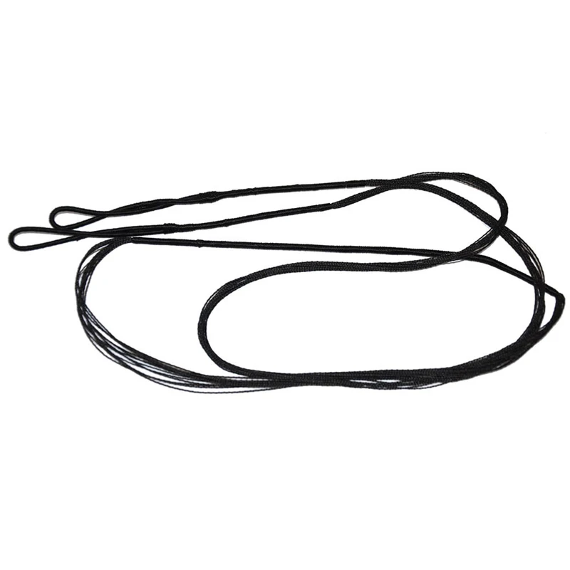 

43.7''-63.7'' 1PCS Black Strong Archery Bow String for Recurve Bow Longbow Archery String Bow Hunting Shooting 111 - 162 cm