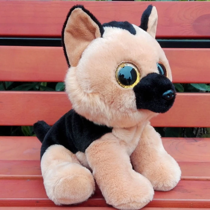 Kawaii Big Eyes Stuffed Animal Cute Simulation Sheepdog Doll Children's