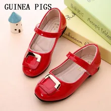 Chaude Printemps Grandes Filles Chaussures De Mode Princesse Slip-sur Enfants Sneaker Chaussures Pour Filles Chaussures En Cuir Taille 26-36