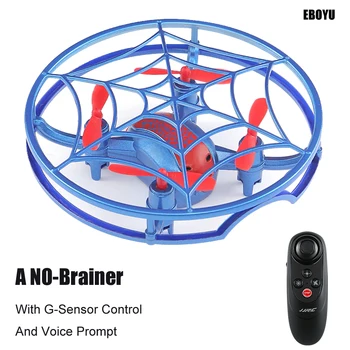 

JJRC H64 2.4Ghz Spiderman RC Drone Altitude Hold G-sensor Voice Prompt RC Quadcopter Drone for Kids Beginners