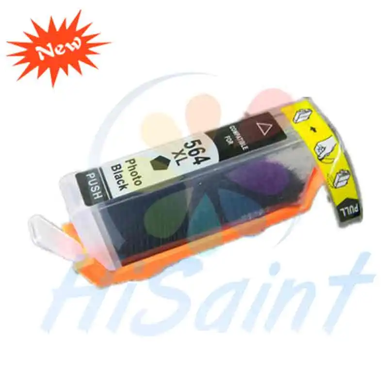 Hisaint струйный чернильный картридж PBK для hp 564XL B8550/B8500/D5400/D5468/7510/Plus AIO B209a принтер