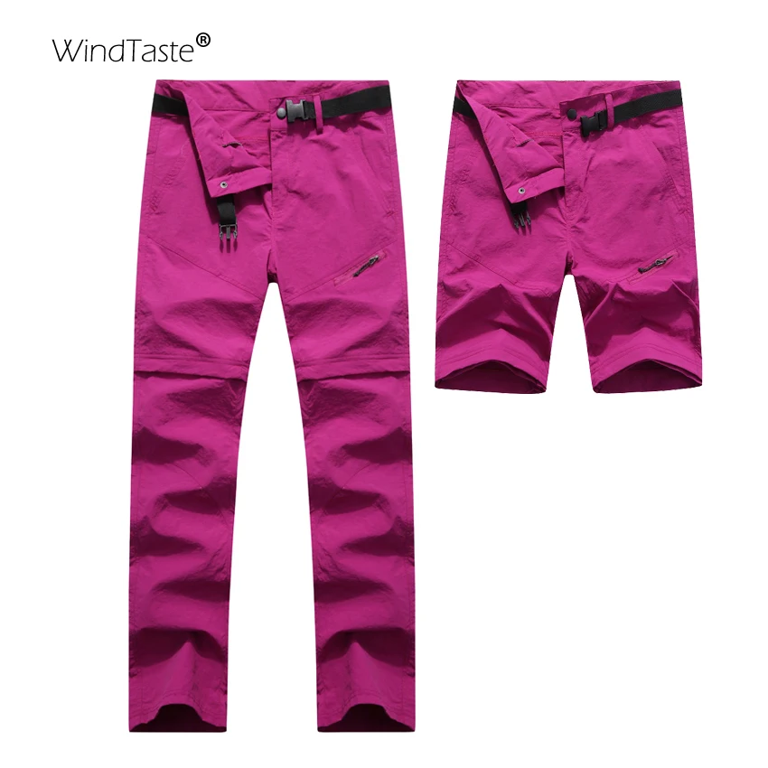 WindTaste de verano de las mujeres de Camping al aire libre pantalones de Trekking senderismo pesca transpirable deportes pantalones femeninos KB002
