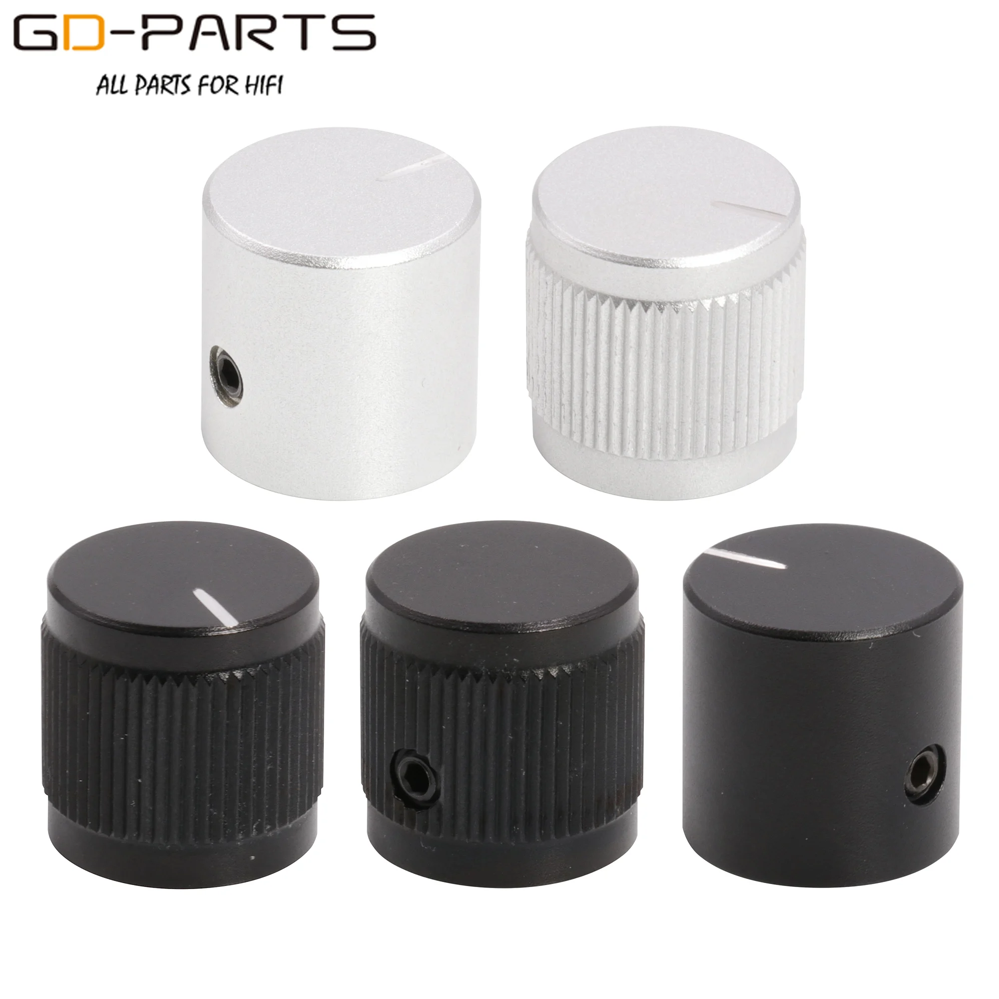 15x15mm Mini Solid Full Aluminum Volume Potentiometer Knob For Guitar AMP Effect Pedal Cabinet Speaker DJ Mixer Car Audio DAC |