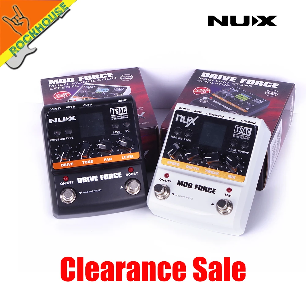 NUX Mod Force Drive Force Chorus Core Flanger Core Phaser Core педаль эффектов для гитары