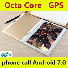 DHL Бесплатная доставка 10 дюймов Tablet PC Octa core 4 ГБ Оперативная память 32 ГБ/64 ГБ Встроенная память dual sim карты Android 7.0 GPS Планшетный ПК 10 10.1 + подарки