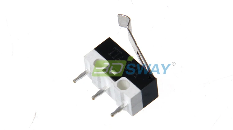 3DSWAY 3D Printer Accessories 10pcslot 1A125VAC Endstop Straight Type Micro Switch Limit Switch Makerbot MK7MK8 (3)