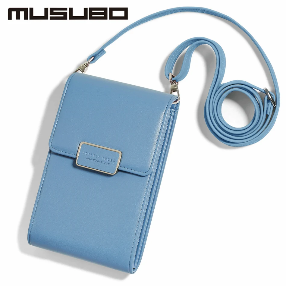 online Mulher De Luxo Musubo Caso Saco Do Telefone Para O iphone X 8 Mais Meninas Mensageiro Mini Crossbody Bag Capa Carteira de Couro para iphone 7 P 6 s