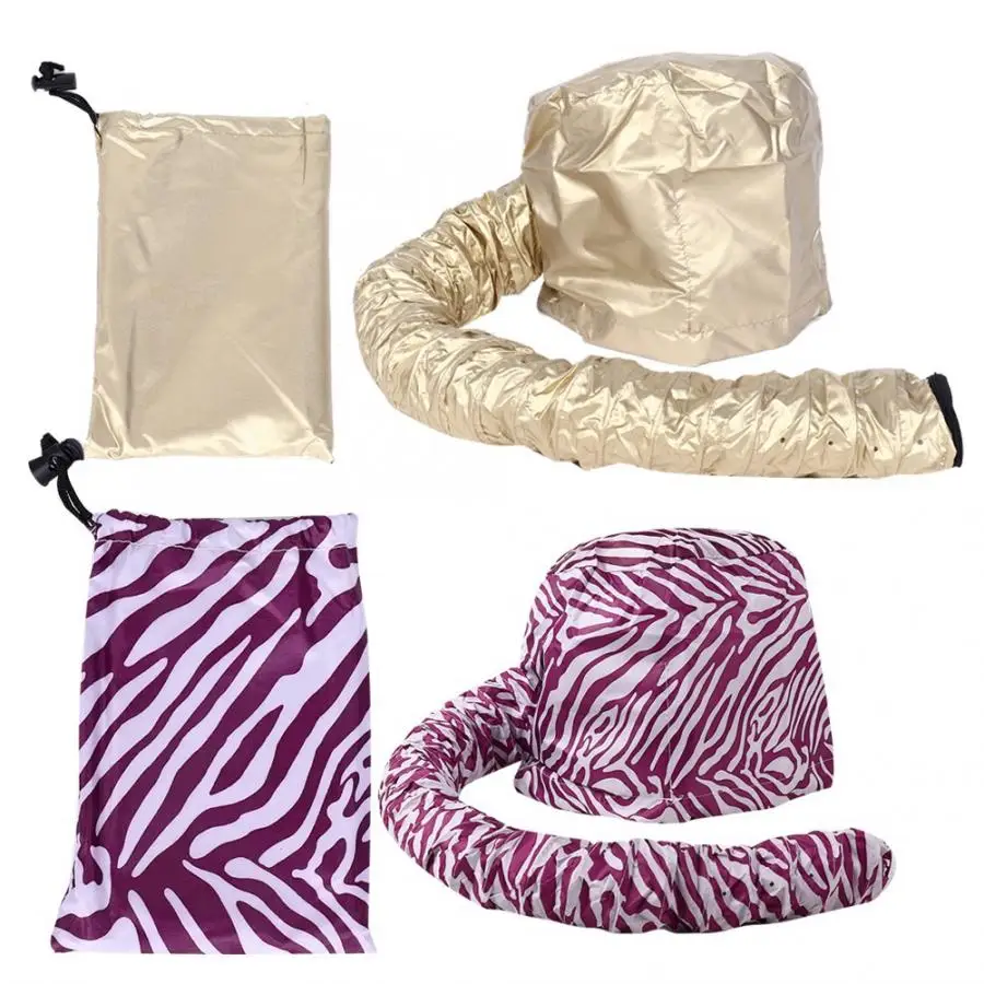 

2 Types Portable Hair Drying Cap Blow Dryer Bonnet Hood Hat Hair Drying