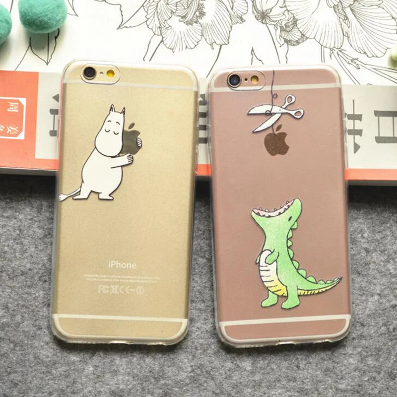 YRFF Cartoon Dinosaur Phone Case For iphone X XS Case For