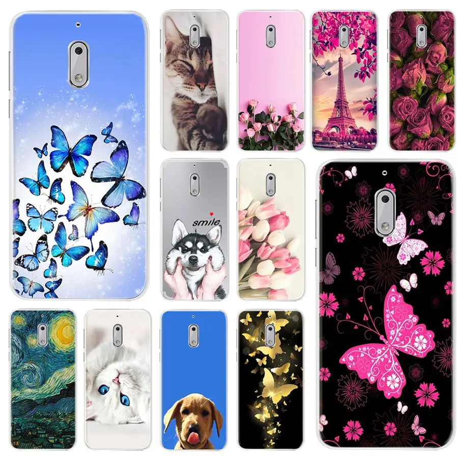 For Nokia 6 2017 Case 5.5 inch Silicone Soft Back Cover Coque Phone Cases Transparent TPU Protector Funda Nokia6 |
