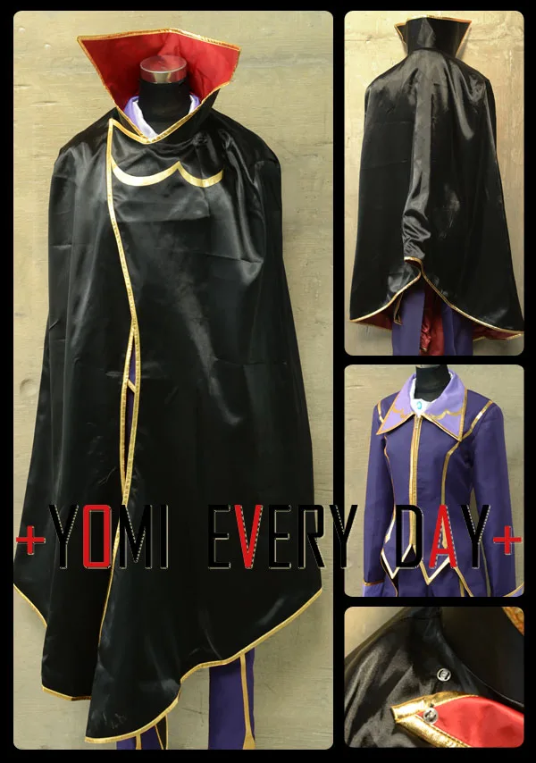 Unisex Fancy Dresses Hot Code Geass Lelouch Zero Cosplay Costume Free Shipping Zulegers Unisex Fancy Dresses Hot Code Geass Lelouch Zero Cosplay Costume Free Shipping Zulegers