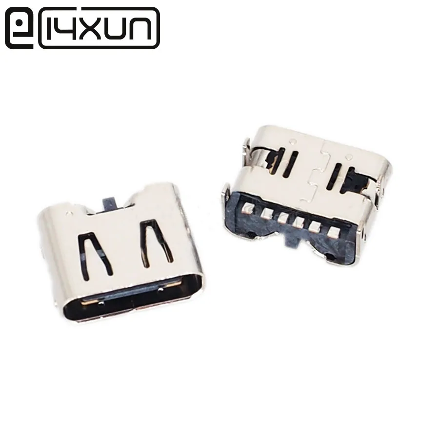 

10pcs Micro USB 6pin type-C Female Connector USB3.1 For Mobile Phone Mini USB Jack Connector Charging Socket