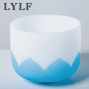 

8 Inch G Throat 432hz 440hz Blue Lotus Chakra Quartz Crystal Singing Bowl