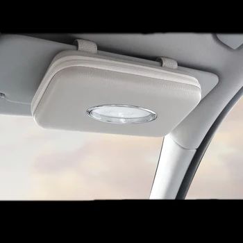 

Car Sun Visor Tissue Paper Box Holder Automatic Case Accessories For BMW 1 2 3 4 5 6 7 Series F30 F10 F15 F34 F07 X1 X3 X4 X5 X6