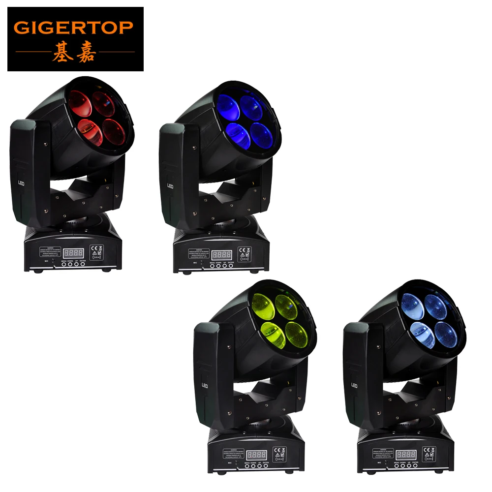 

Cheap Price 4XLOT Super Beam Led Moving Head Light Red Blue Yellow 3 Color Wheel+Open Gobo Beam Effect 2in1 DMX512 3 Pin XLR Con