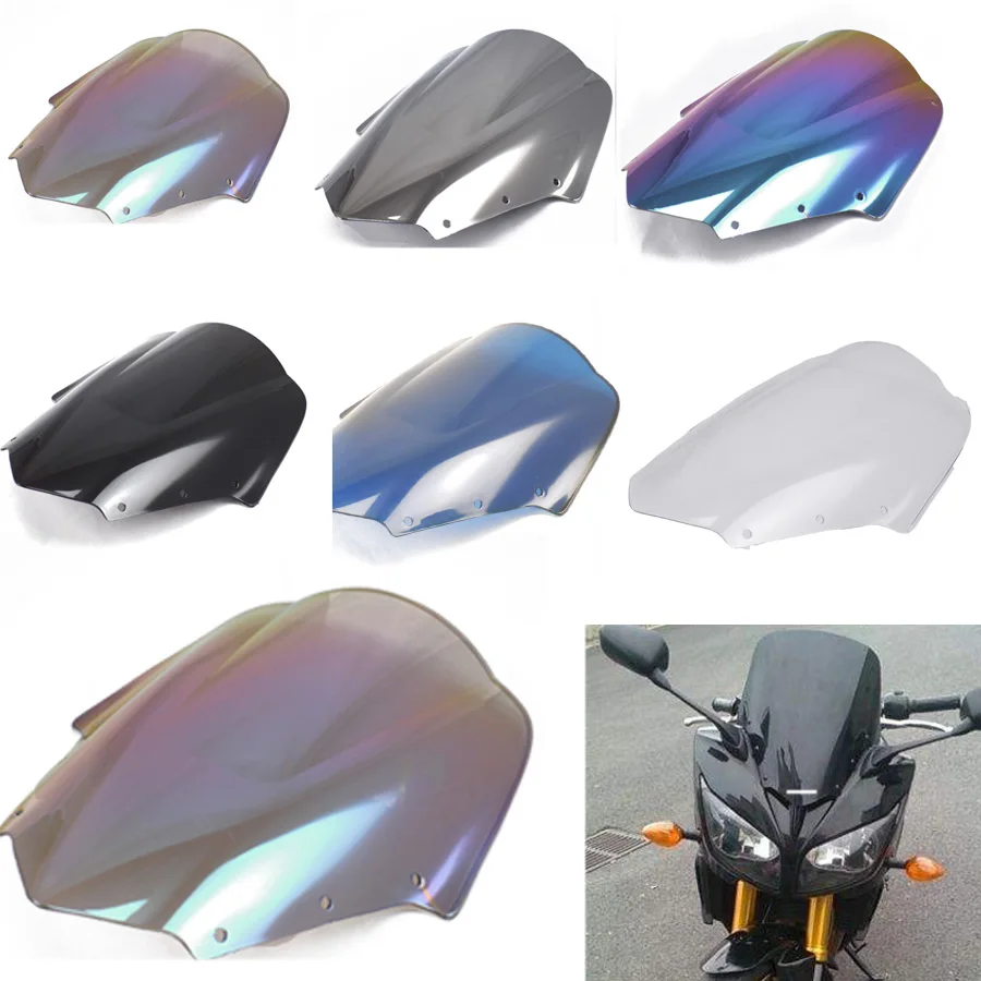 

1pcs ABS Plastic Motorcycle Wind Deflectors screen Windshield Windscreen For 2006-2011 Yamaha FZ1 Fazer FZ1S FZS1000S