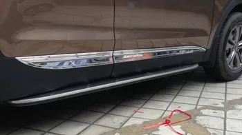 

High quality ABS Chrome body side moldings side door decoration for 2013 Hyundai Santa Fe ix45