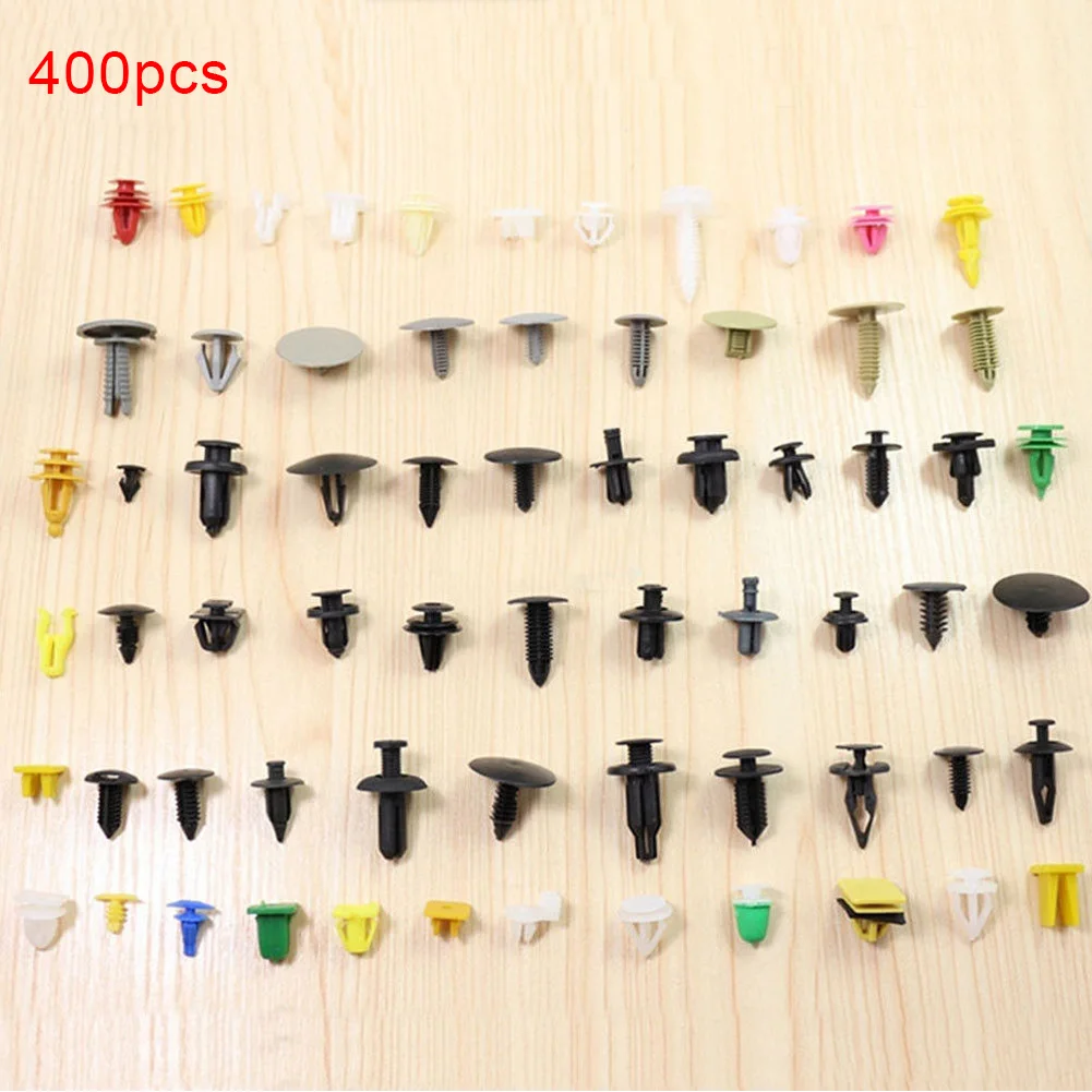 

Clutch Assorted Fasteners Push Pin Plastic Car Panel Rivet Bumper Assortment
