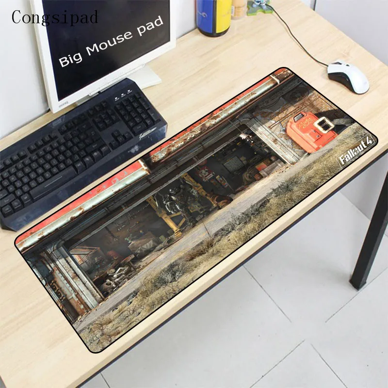 

Congsipad Fallout 4 Gaming Speed Version Mouse Pad Locking Edge Large Mouse Mat PC Computer Laptop Mouse pad for CS GO dota2 lol