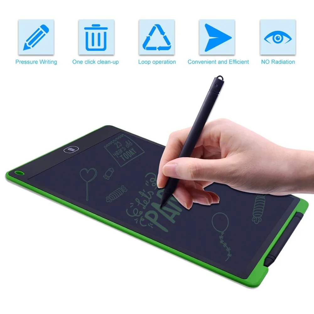 

Ultra-thin 12" LCD Writing Tablet Digital Graphics Tablet Handwriting Writing Board with Stylus Pen Electronic Drawing Pad