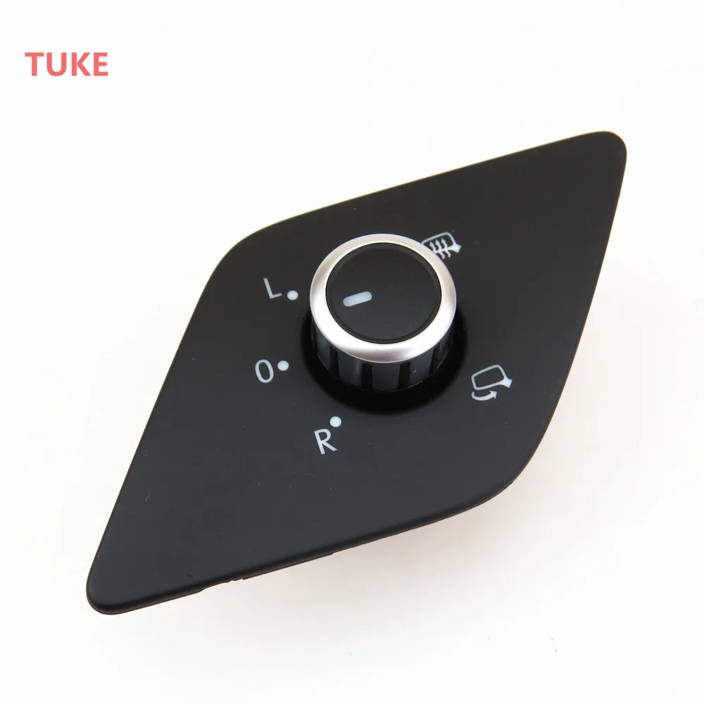 TUKE Chrome Folding Heating Side Mirror Switch High Version Side Mirror