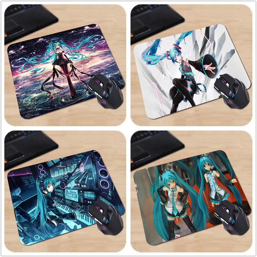 Новый игровой коврик для мыши Babaite Hatsune Miku 2016 компьютерный Прямоугольный Коврик