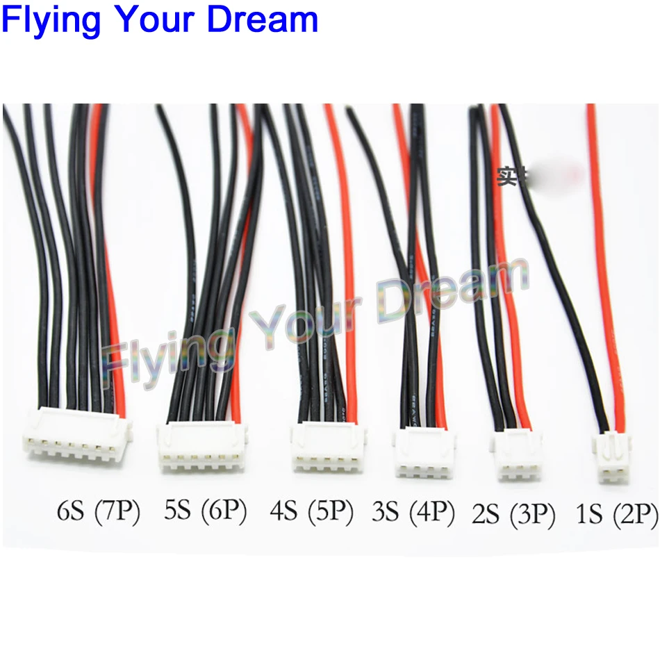 5 шт./лот 10 см 100 мм провод с силикатной гелевой Батарея баланс Зарядное устройство вилка стандарта США 2s 3s 4S 5S 6s 22AWG кабель для зарядного устройства IMAX B3 B6