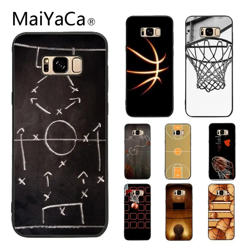 

MaiYaCa Case for Galaxy S9 Basketball court Lovely Ultra Thin Pattern Phone Case For Samsung Galaxy S6 edge plus S7 edge plus