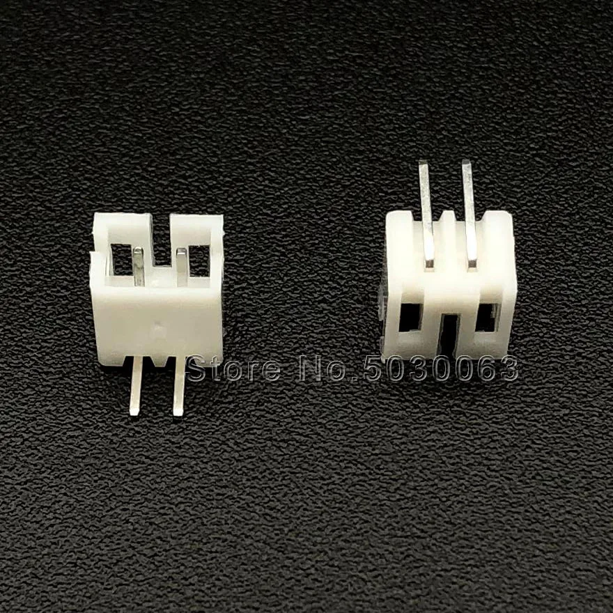 

120pcs/lot PH2.0 Right Angle pin Header 2p 2pin PH-2AW PH 2.0mm pitch 90 degree bending needle PCB JST Car male wire Connectors