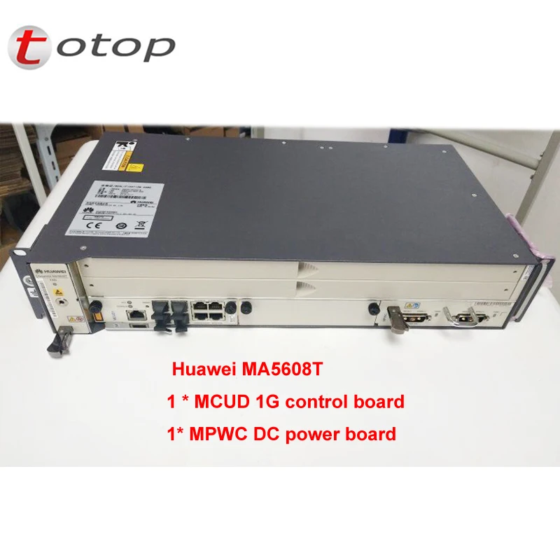 Оптовая цена 19 &quotдюймов Мини MA5608T GPON OLT с 1 * MCUD 1G плата управления + MPWC DC мощность 2U