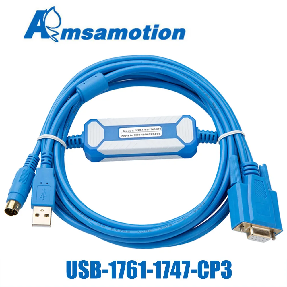 USB-1761-1747-CP3 кабель нового дизайна подходит Allen Bradley AB серии PLC Кабель для программирования Замена USB-1761-CBL-PM02