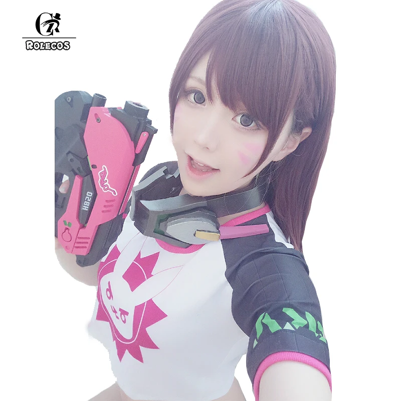 ROLECOS игры WatchOver обложки журнала для девочек Футболка D.Va Hana песня милости ангела