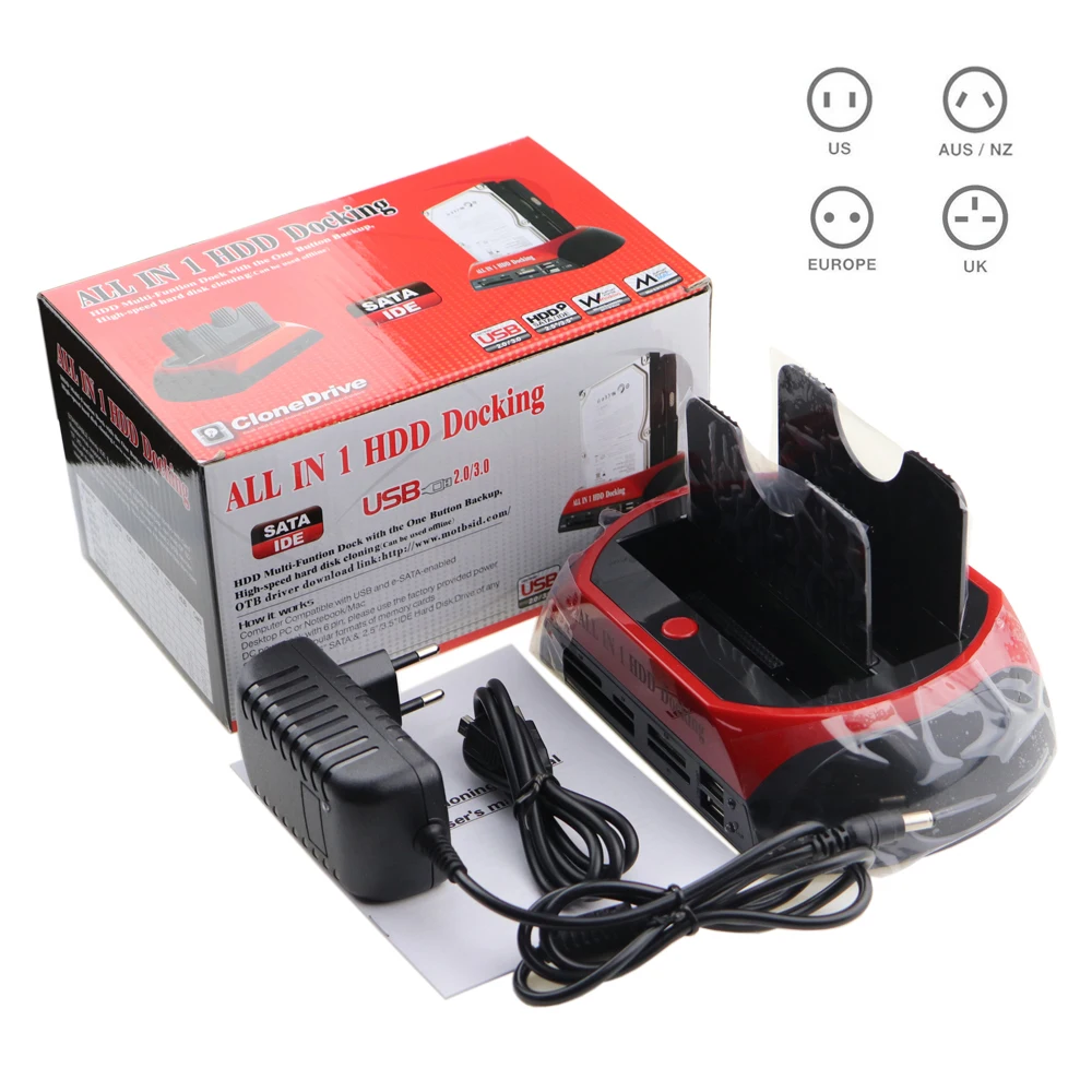 Док станция для жесткого диска 2 5 дюйма 3 USB 0 на IDE SATA|Корпус диска| |