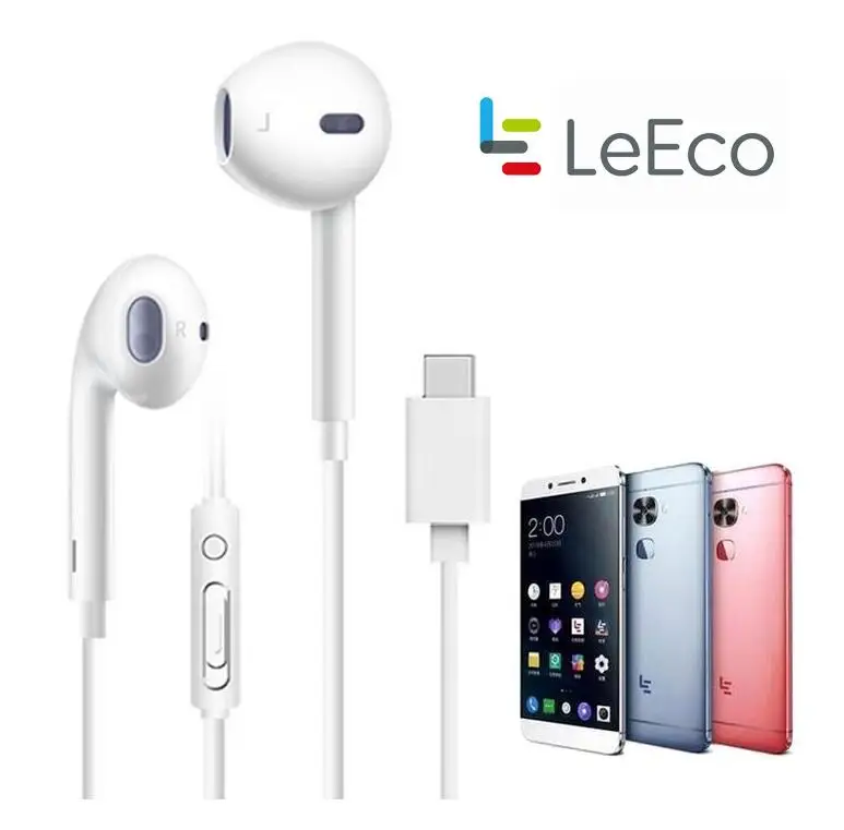 

Universal Type-C Letv Earphone Earbuds LeEco 2Pro For Xiaomi 6 HiFi Chip Continual Digital Lossless Audio Type-C Plug Earphones