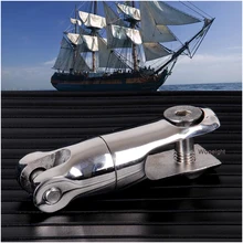 316 якорь из нержавеющей стали 1/"-5/16" цепь 360 градусов Поворотный цепной соединитель судовая Петля для лодки Серебряный аксессуар для стайлинга яхты