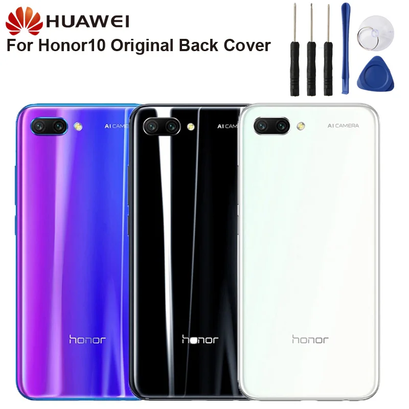 Оригинальная стеклянная задняя крышка для Huawei Honor 10 5 84 дюйма защитный чехол
